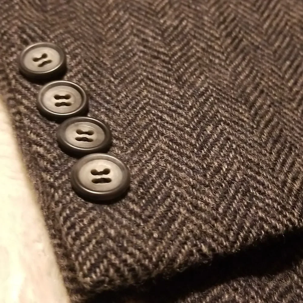 Vintage John Alexander Sports Jacket Blazer Mens 44L 100% Wool Business Career